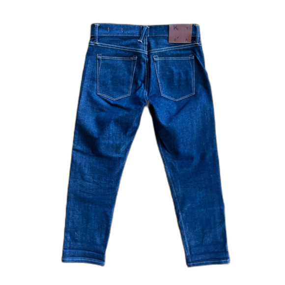 HIROSHI KATO Blue The Pen Slim Raw Selvedge USA Jeans Pants  Mens Size 30 - Picture 10 of 13